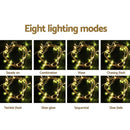 3X6M Christmas Lights Curtain Light Warm White 600 LED Jingle Jollys - RnR Galore