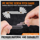 40Pc Tap And Die Set Metric Szie Screw Screwdriver Thread Drill W/t Pitch Gauge - RnR Galore