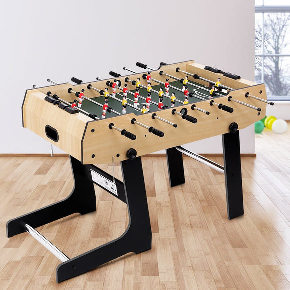 4FT Soccer Table Foosball Football Game Home Family Party Gift Playroom Foldable - RnR Galore