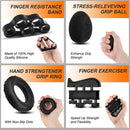 5 Pack Adjustable Resistance Hand Gripper Exerciser Workout Kit - RnR Galore