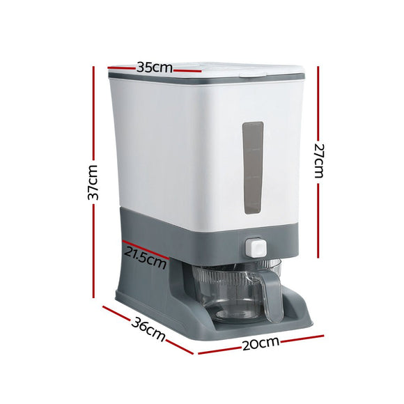 5 - Star Chef Cereal Dispenser Rice Container 12KG - RnR Galore