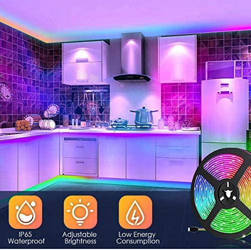 5050 RGB LED Strip Lights Waterproof SMD 300 IP65 5m 12V 44key IR Controller - RnR Galore