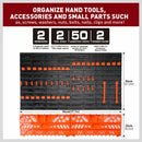 52Pc Wall Mounted Tool Storage Rack Wrench Spanner Holder Screwdriver Pliers New - RnR Galore