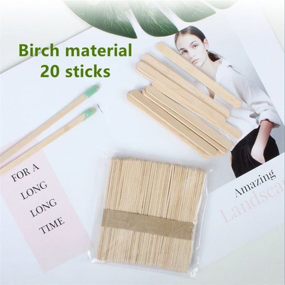 6x100g Hard Wax Beans Remover With 20 Wooden Sticks - RnR Galore