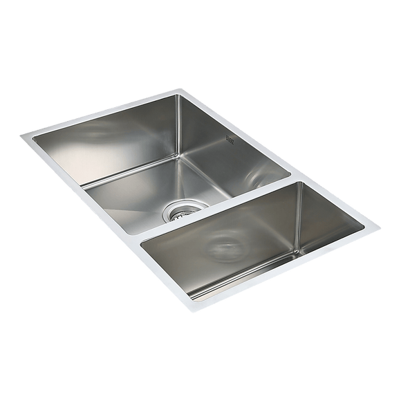 715x440mm Handmade Stainless Steel Undermount / Topmount Kitchen Sink with Waste - RnR Galore
