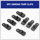 8Pc Awning Tarp Clamp Set Clips Hangers Survival Tent Emergency Grommet - RnR Galore