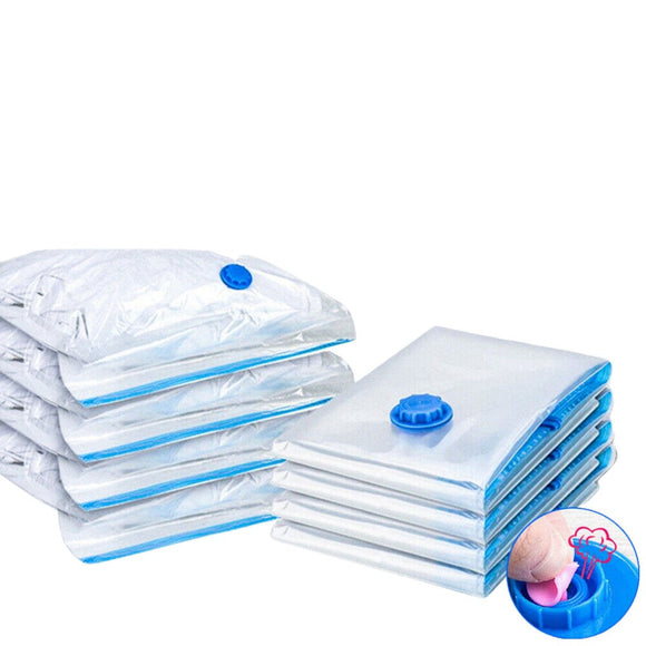 9 Pack Space Saver Vacuum Seal Storage Bag Kit, 2 Large, 5 Medium & 2 Small - RnR Galore