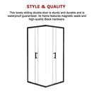 900 x 1000mm Sliding Door Nano Safety Glass Shower Screen By Della Francesca - RnR Galore