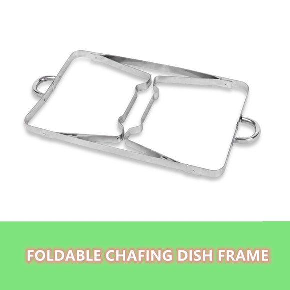 9L Chafing Dish Set Buffet Pan Bain Marie Bow Stainless Steel Food Warmer(3*3L) - RnR Galore