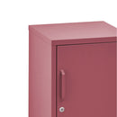 ArtissIn Bedside Table Metal Cabinet - MINI Pink-4