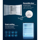 Devanti 70L Portable Mini Bar Fridge - White-6