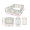 Keezi Baby Playpen 16 Panels Foldable Toddler Fence Safety Play Activity Centre-2