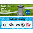 Bestway Swimming Pool 427x250x100cm Steel Frame Above Ground Pools Filter Pump Ladder 7250L-6