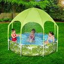 Bestway Kids Pool 244x51cm Steel Frame Swimming Play Pools Canopy 1688L-8