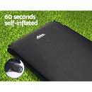 Weisshorn Self Inflating Mattress Camping Sleeping Mat Air Bed Pad Single Black-4