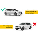 Universal Car Roof Rack Cross Bars 90cm Aluminium Adjustable Lockable 45kg Clamps-4