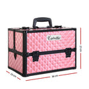 Embellir Portable Cosmetic Beauty Makeup Case - Diamond Pink-2