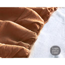 Cosy Club Cotton Bed Sheets Set Orange Brown Cover Double-5