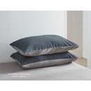 Cosy Club Cotton Bed Sheets Set Navy Grey Cover Single-4