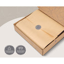 Cosy Club Cotton Bed Sheets Set Red Beige Cover Single-7