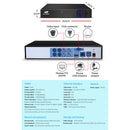 UL-tech CCTV Security System 4CH DVR 4 Cameras 1080p-5