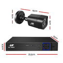 UL-tech CCTV Security System 8CH DVR 8 Cameras 1080p-2