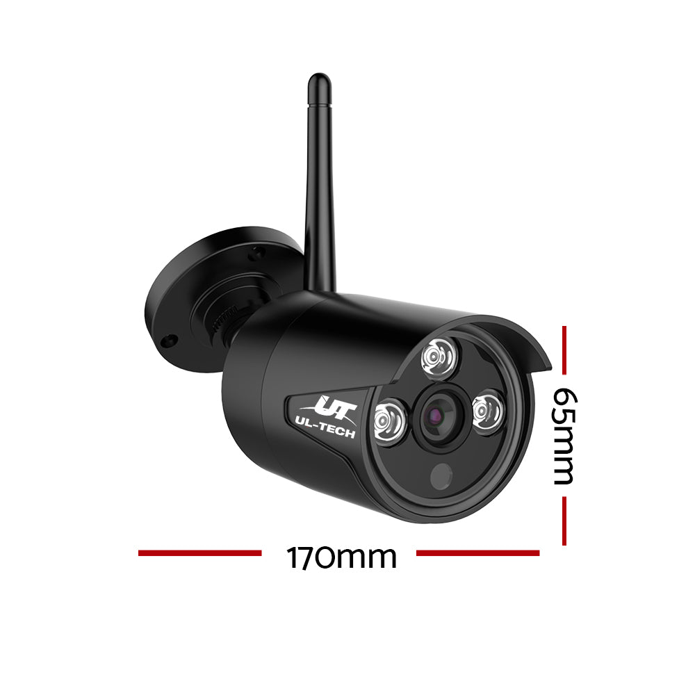 UL-tech Wireless CCTV 3MP 2 Cameras Bullet - 0