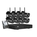 UL-tech Wireless CCTV Security System 8CH NVR 3MP 8 Bullet Cameras 4TB-1