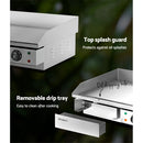 Devanti Commercial Electric Griddle 73cm BBQ Grill Plate 4400W-7