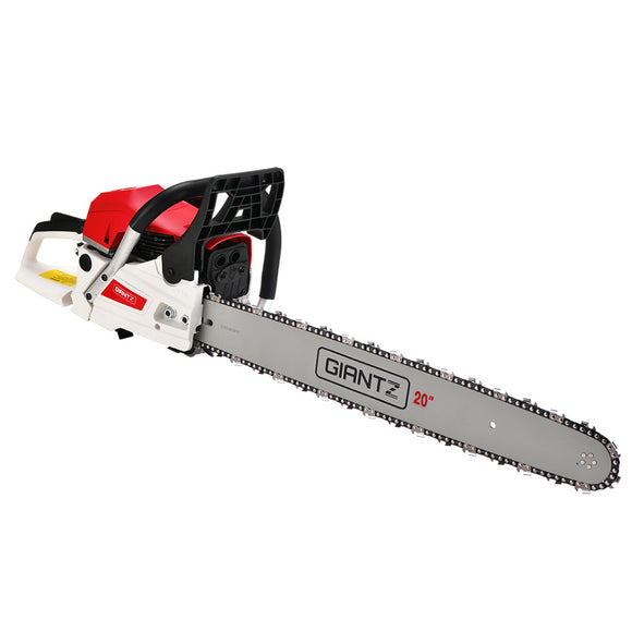 Giantz Chainsaw Petrol 62CC 20" Bar Commercial E-Start Pruning Chain Saw Spark Plug