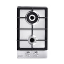 Devanti Gas Cooktop 30cm 2 Burner Silvir-1