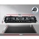 Devanti Gas Cooktop 90cm 5 Burner Black-2