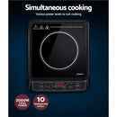 Devanti Induction Cooktop 30cm Portable Cooker-5