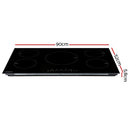 Devanti Induction Cooktop 90cm Electric Cooker-2