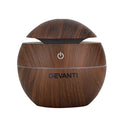 Devanti Aroma Diffuser Aromatherapy Dark Wood 130ml-1