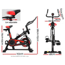 Everfit Spin Bike Exercise Bike Flywheel Cycling Home Gym Fitness 120kg-2