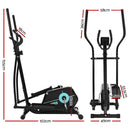 Everfit Exercise Bike Elliptical Cross Trainer Home Gym Fitness Machine Magnetic-2