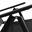 Gardeon Sun Lounge Outdoor Lounger Aluminium Folding Beach Chair Camping Patio-3