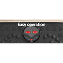 Everfit Vibration Machine Platform Vibrator With Resistance Rope Home Gym Black-6