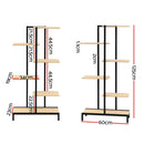 Artiss Plant Stand 6 Tier Metal Zigzag Flower Pot Shelf-2