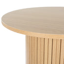 Artiss Coffee Table Round Fluted Base PIIA-3