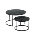 Artiss Nesting Coffee Table Set of 2 Marble Effect Tika-3