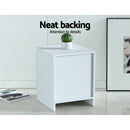 Artiss Bedside Table 2 Drawers - PEPE White-6