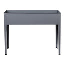 Green Fingers Garden Bed Elevated 100X80X30cm Planter Box Container Galvanised-3