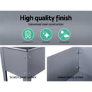 Green Fingers Garden Bed Elevated 100X80X30cm Planter Box Container Galvanised-6