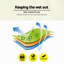 Instahut Gazebo Marquee 3m Outdoor Event Wedding Tent Camping Party Shade Iron Art Canopy Beige-6