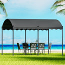 Instahut Gazebo Marquee 4x3m Outdoor Event Wedding Tent Camping Party Shade Iron Art Canopy Grey-7