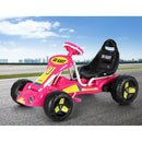 Rigo Kids Pedal Go Kart Ride On Toys Racing Car Plastic Tyre Pink-5