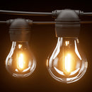 17m Solar Festoon Lights Outdoor LED String Light Christmas Decorations 2pcs-3