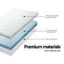 Giselle Bedding Memory Foam Mattress Topper Cool Gel 8cm Single-5